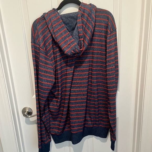 Mens Quiksilver Full Zip Up Knit Hoodie Size L - Picture 2 of 5